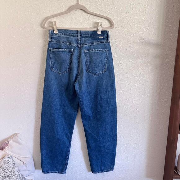 MOTHER Women's barrel Leg Jeans - Blue size 28 - Picture 4 of 8